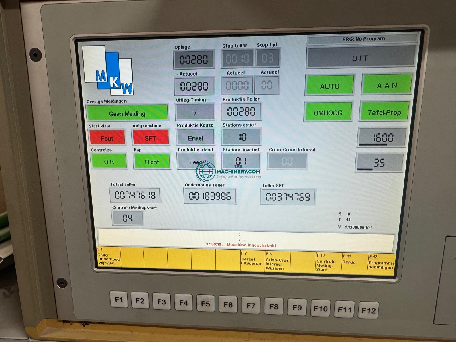 MKW 30 UT/20GS/AW/HV 20 stations collator